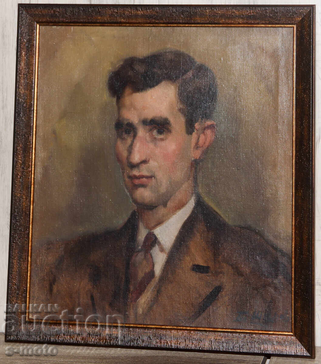 Борис Шаров / 1894 - 1986 / маслени бои портрет с цена € 1022.58 | 1999.99 лв.