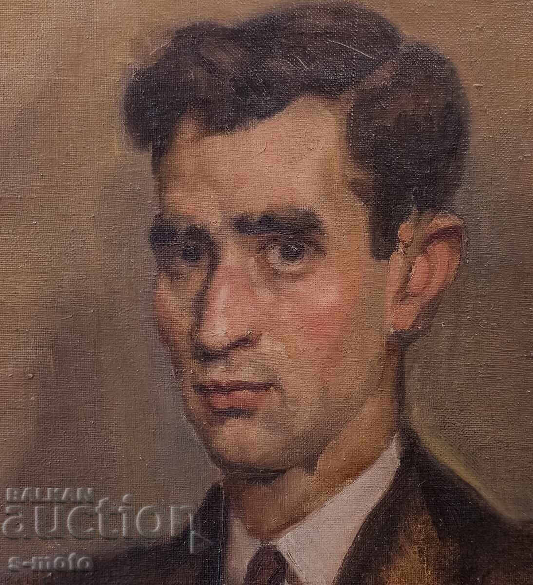 Παράδοση Μπόρις Σάροφ / 1894 - 1986 / ελαιογραφία πορτρέτο