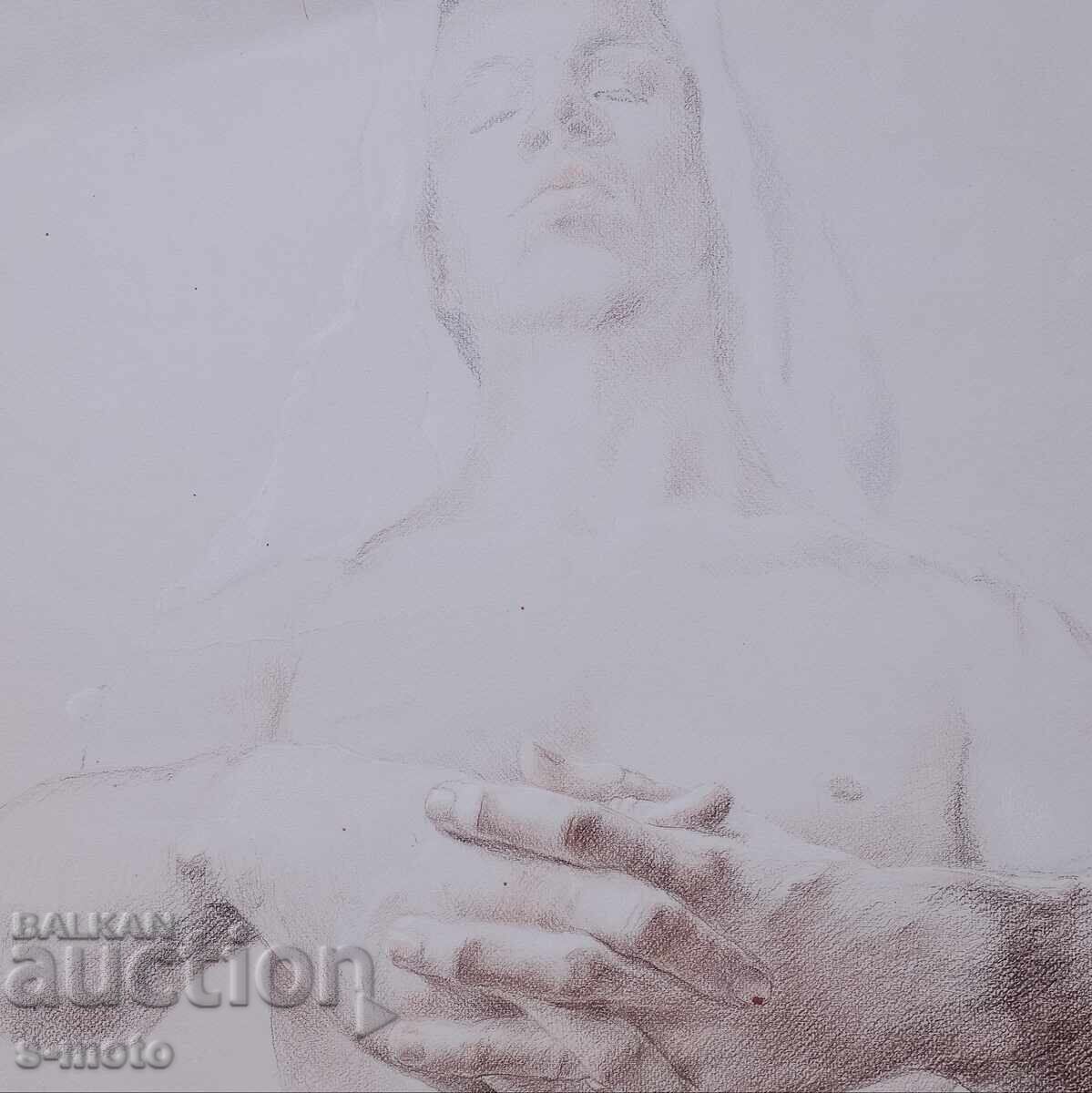 Μαρτίν Στρατίεφ σχέδιο παστέλ πορτρέτο - 5 Μαρτίν Στρατίεφ σχέδιο παστέλ πορτρέτο - 5