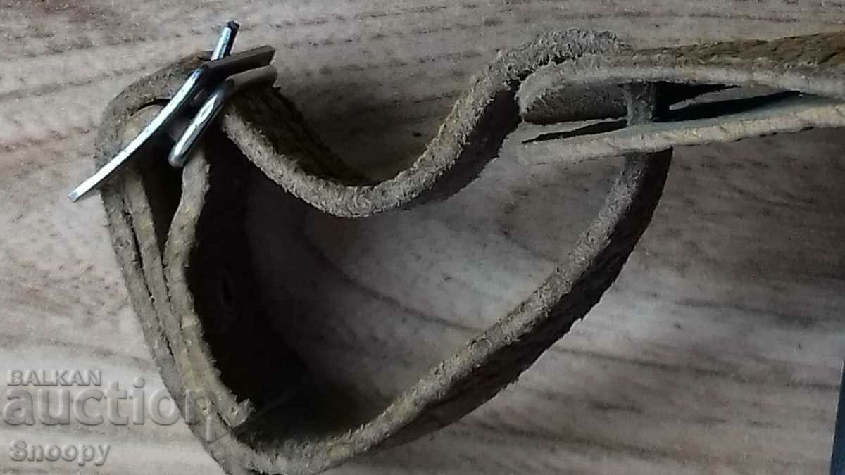 Leather case for suitcase tag - 7