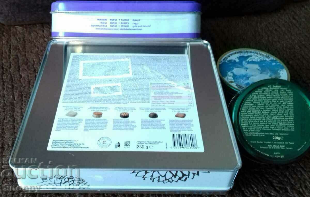 Cutii metalice 5 buc. cu preț 2.00 BGN | € 1.02