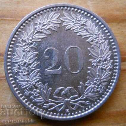 20 centimes (rape) 2012 - Switzerland