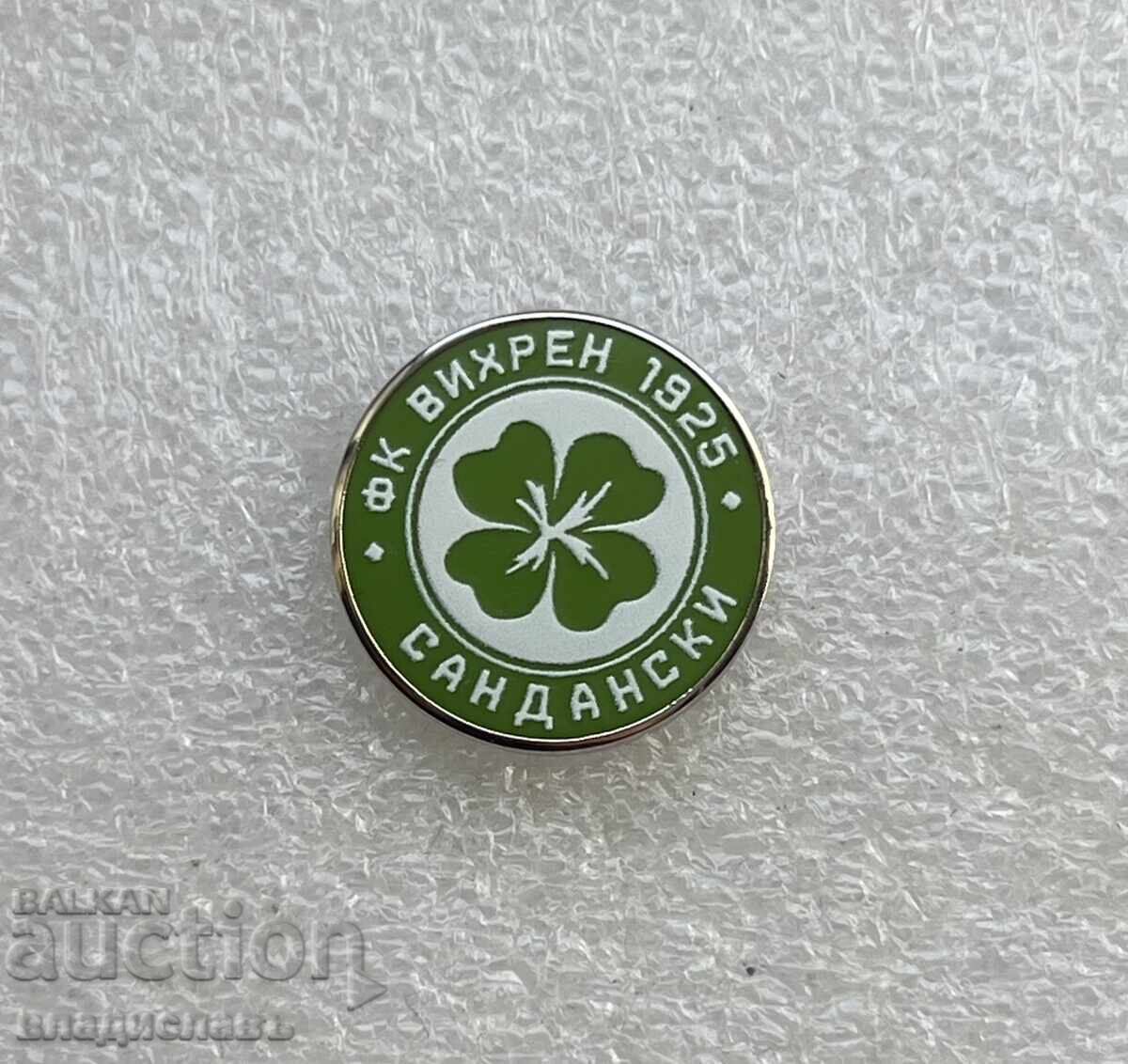 Football badge FC VIHREN SANDANSKI enamel! Football badge FC VIHREN SANDANSKI enamel!