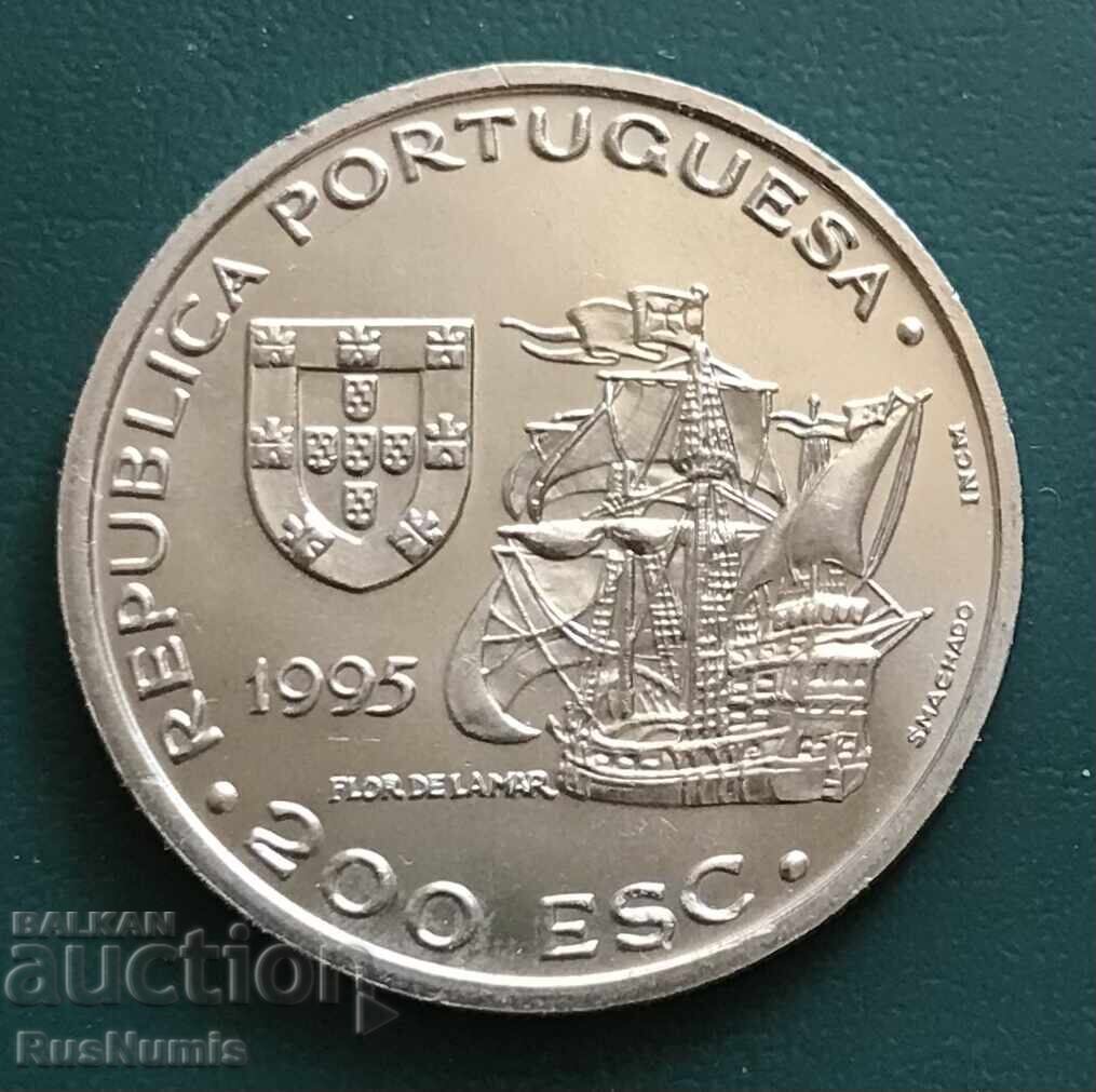 Portugal. 200 Escudos 1995. Afonso de Albuquerque with price 15.00 BGN | € 7.67