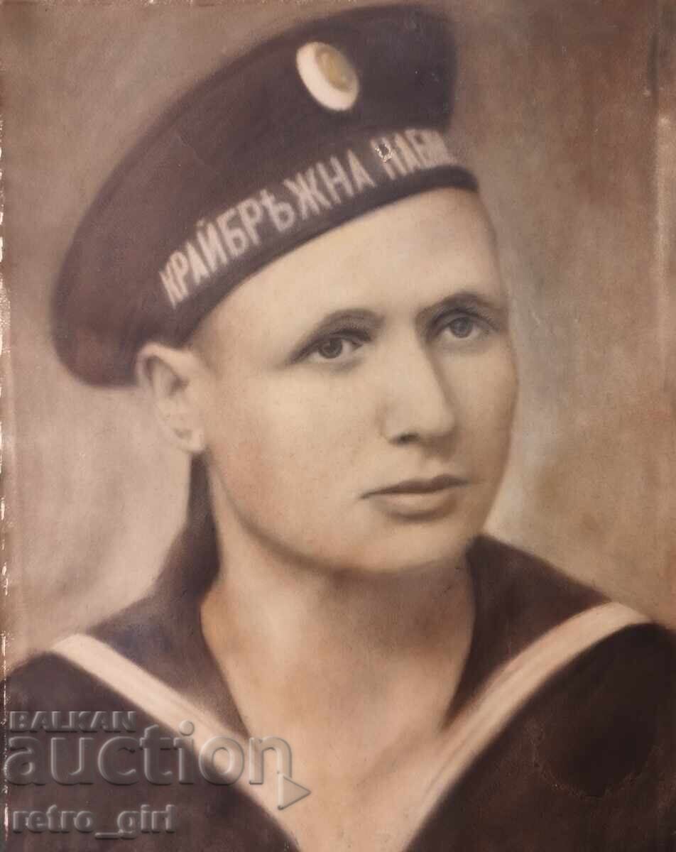 Παλιά στρατιωτική φωτογραφία, Βασίλειο της Βουλγαρίας - ναύτης