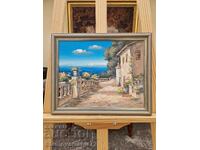 Wonderful master's original painting oil on fiberboard