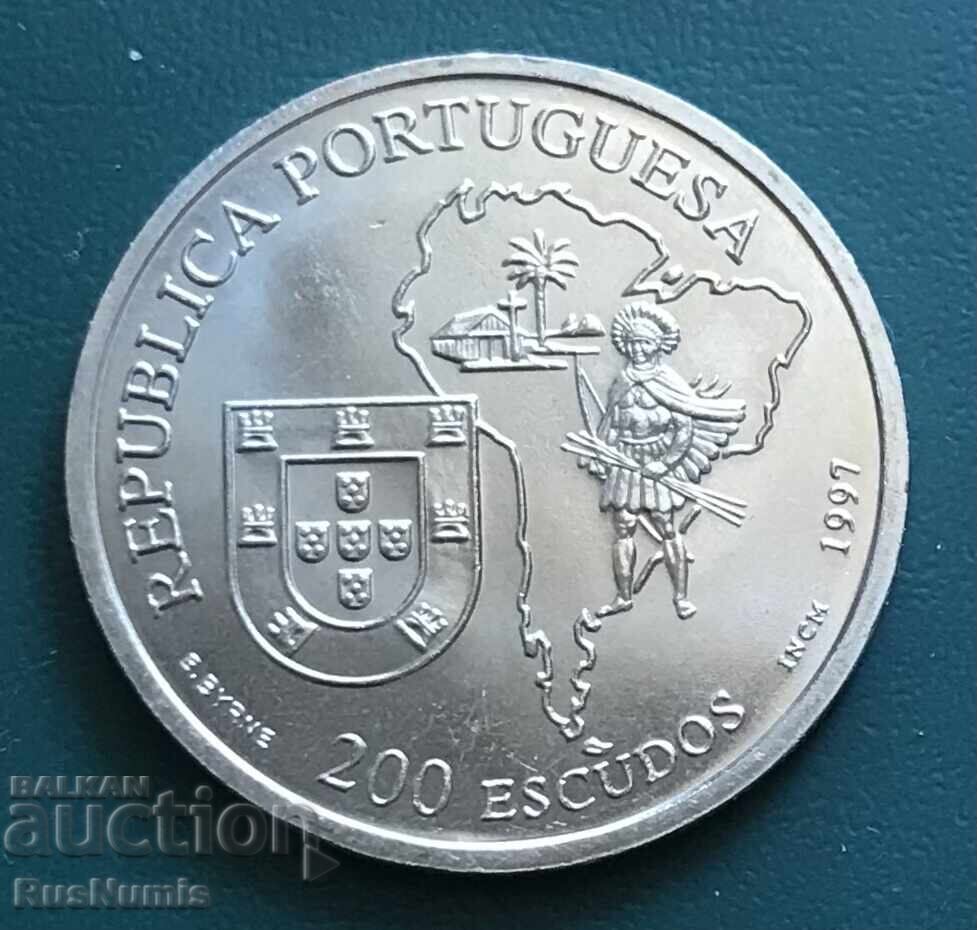 Португалия. 200 ескудо 1997 г. Хосе де Анхиета. с цена 13.00 лв. | € 6.65