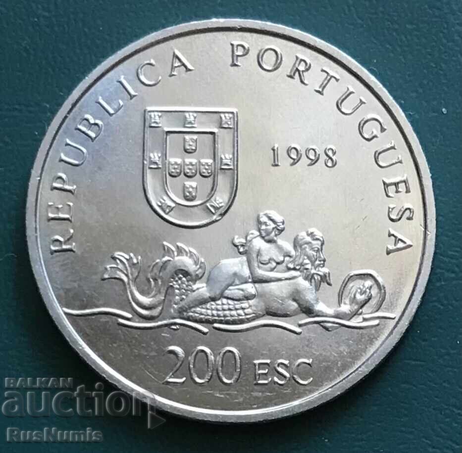 Portugal. 200 Escudos 1998. The Sea Route to India with price 14.00 BGN | € 7.16 Portugal. 200 Escudos 1998. The Sea Route to India with price 14.00 BGN | € 7.16