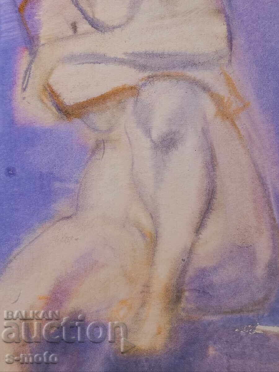 Ακουαρέλα πορτρέτο γυναικείου γυμνού σώματος - 5 Ακουαρέλα πορτρέτο γυναικείου γυμνού σώματος - 5