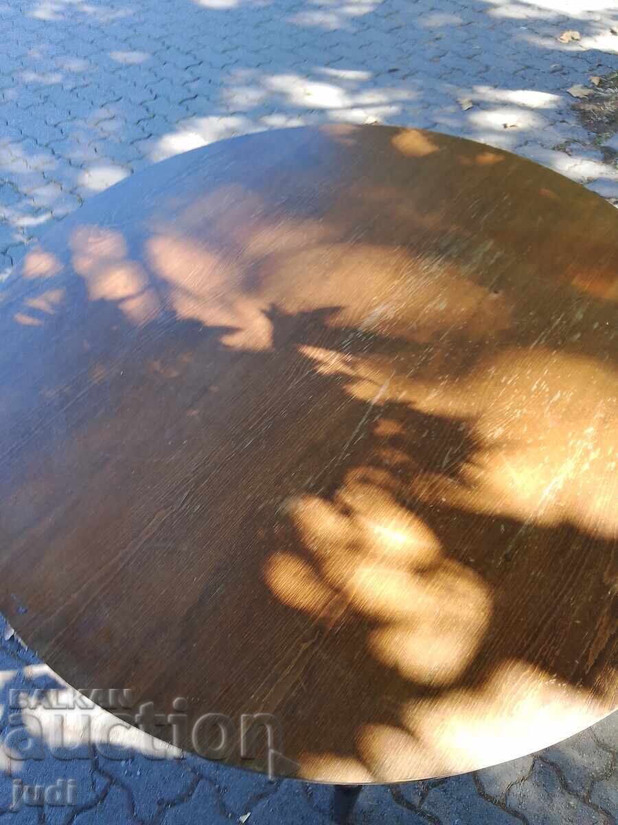 Wonderful wooden round table with price 150.00 BGN | € 76.69