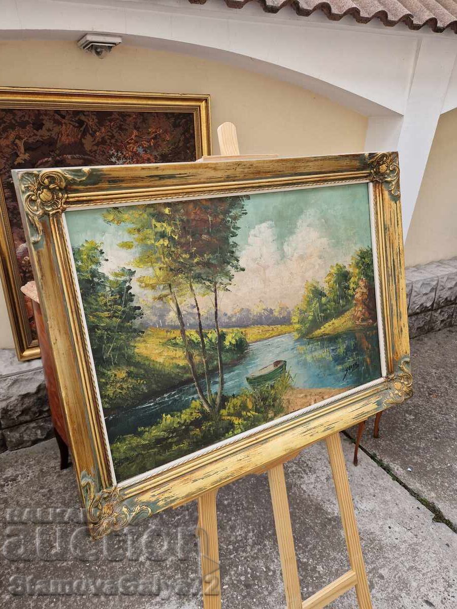 Beautiful Belgian oil painting on canvas - 6 Beautiful Belgian oil painting on canvas - 6