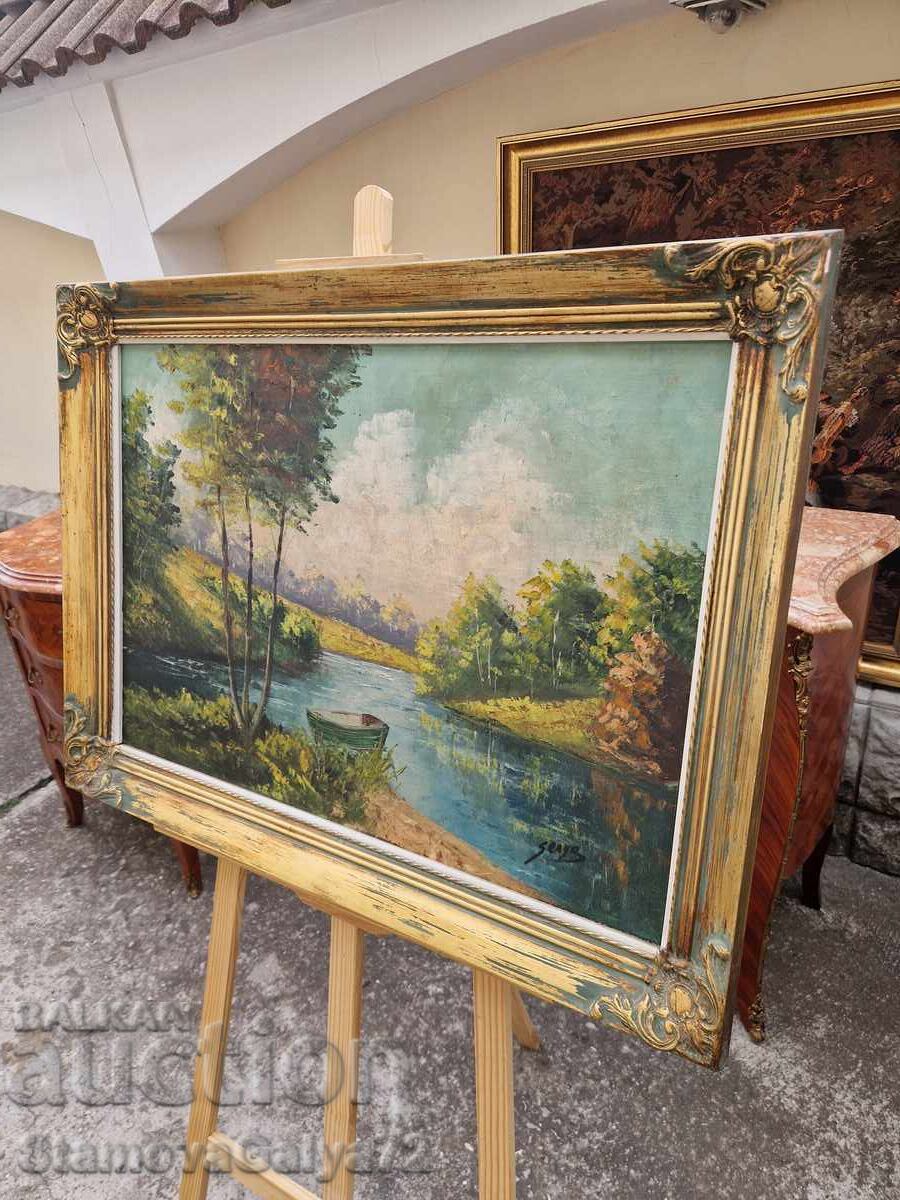 Beautiful Belgian oil painting on canvas - 7 Beautiful Belgian oil painting on canvas - 7