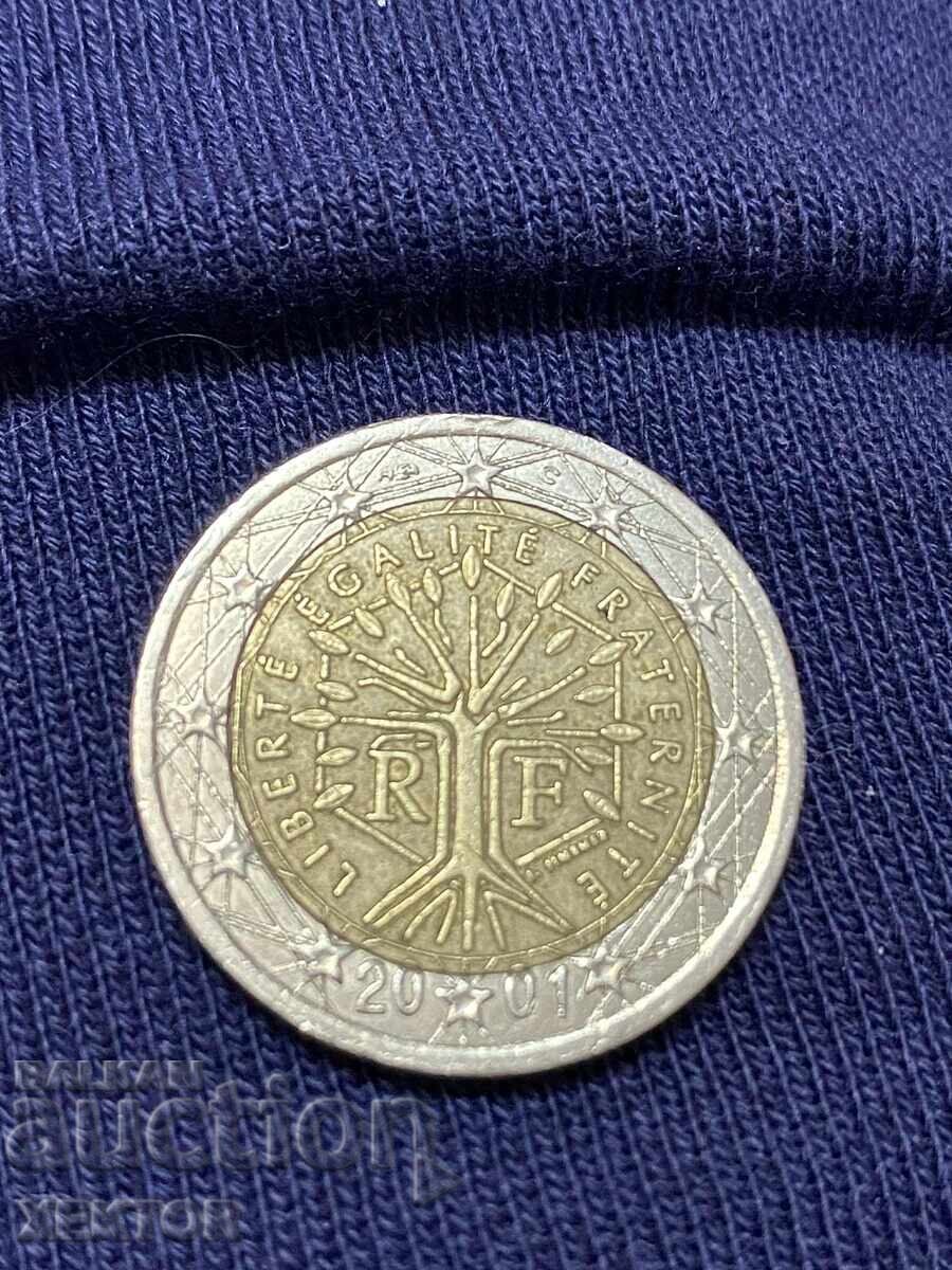 Συλλεκτικό νόμισμα 2001 Γαλλία από €2