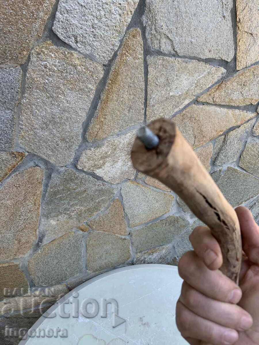 Livrarea MÂNER PENTRU BASTON DIN CORN, LUCRARE MANUALĂ