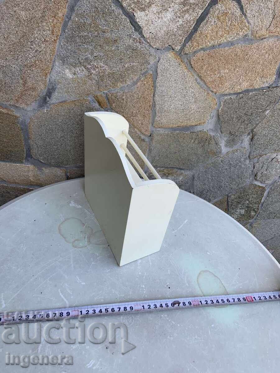 Доставка на КУТИЯ ШКАФЧЕ ИГРАЧКА ЗА КУКЛИ ДЪРВО