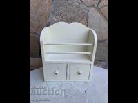 CUTIE DULAP JUCĂRIE PENTRU PĂPUȘI LEMN