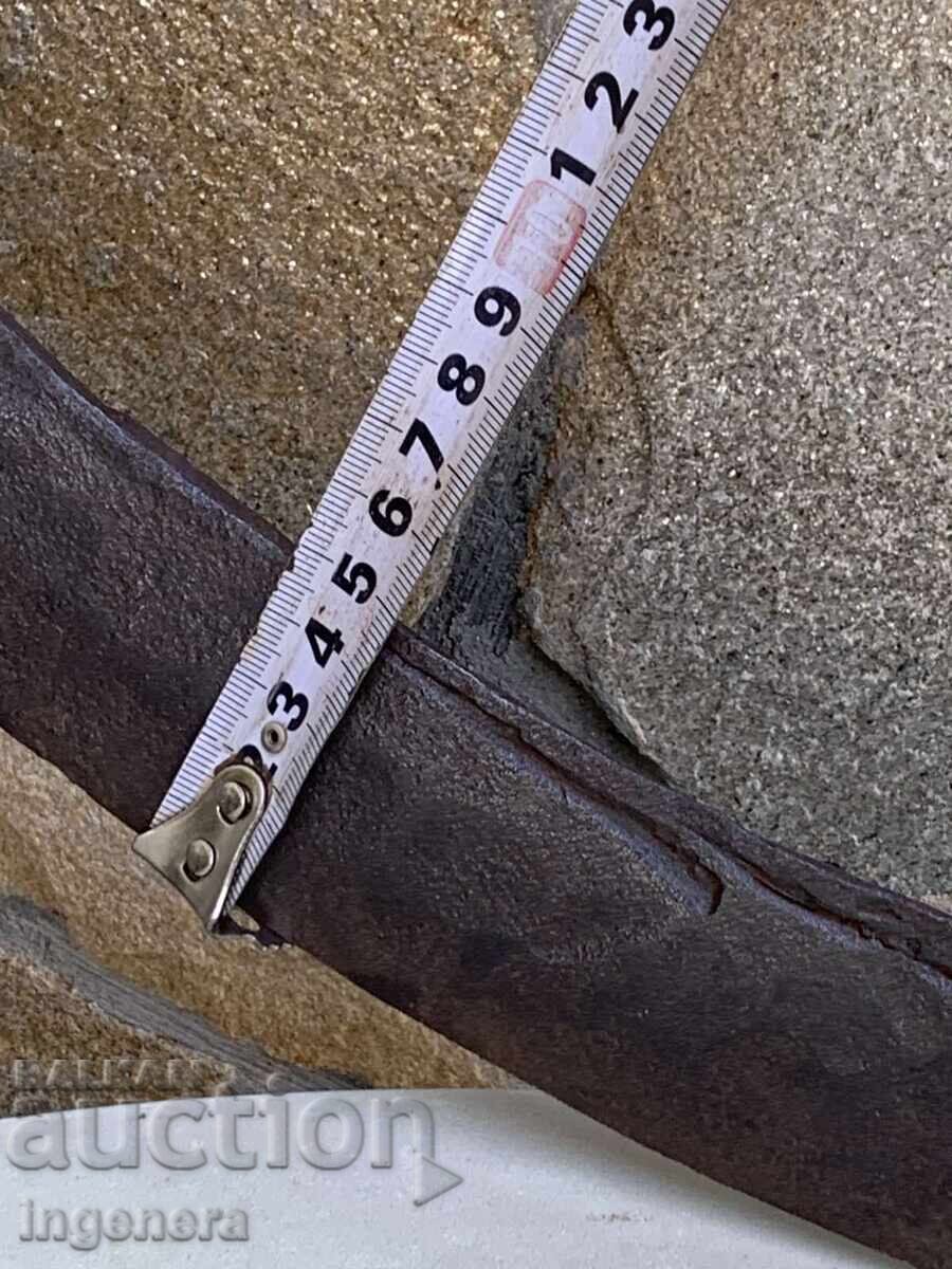 HAND-FORGED BLADE FROM A GUILLOTINE KNIFE, ANTIQUE - 6 HAND-FORGED BLADE FROM A GUILLOTINE KNIFE, ANTIQUE - 6