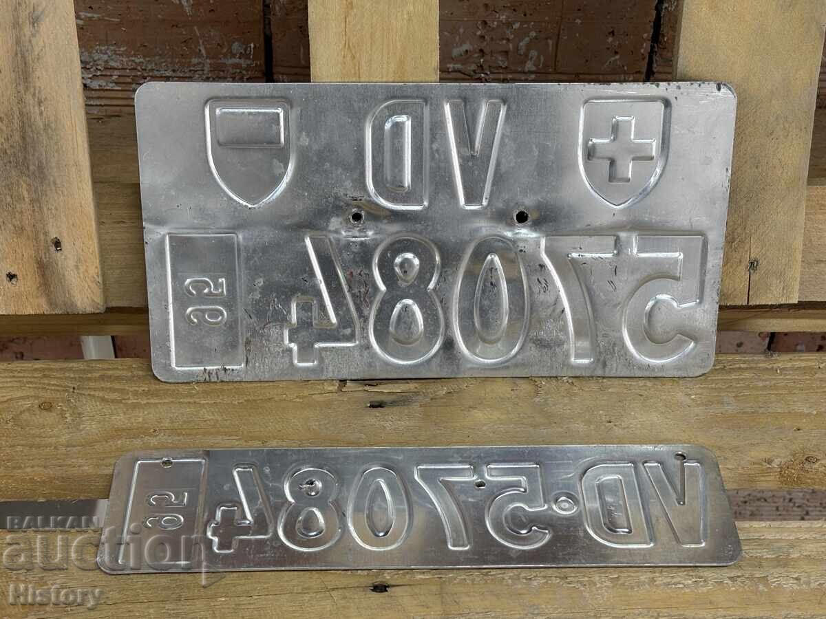 Δημοπρασία Ελβετικές πινακίδες/αριθμοί κυκλοφορίας αυτοκινήτου