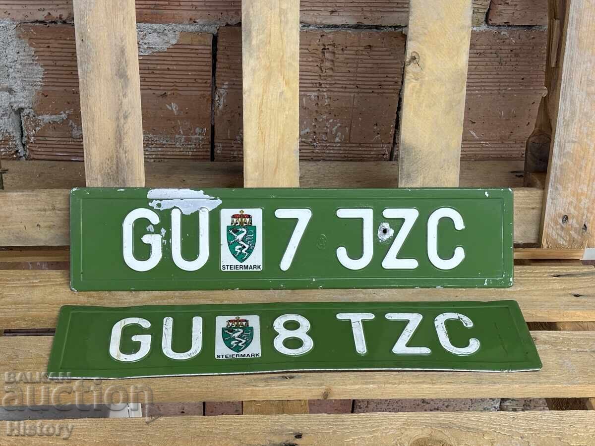 Austrian Car Registration Plates/Numbers with price 25.00 BGN | € 12.78 Austrian Car Registration Plates/Numbers with price 25.00 BGN | € 12.78