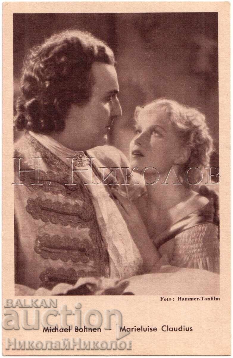 Old Movie Card Actors M. Bonen M. Claudius E352 Old Movie Card Actors M. Bonen M. Claudius E352