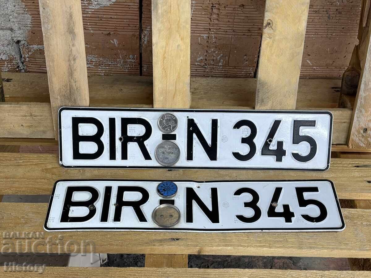 Γερμανικές πινακίδες/αριθμοί κυκλοφορίας αυτοκινήτων