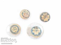 Lot de 4 bucăți de sticlă pentru ceasuri Swiss made