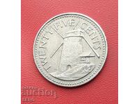 Barbados Island - 25 Cents 1978