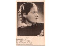 VECHE CĂRȚICĂ FILM ACTRIȚĂ ELISABETH WENDT E358