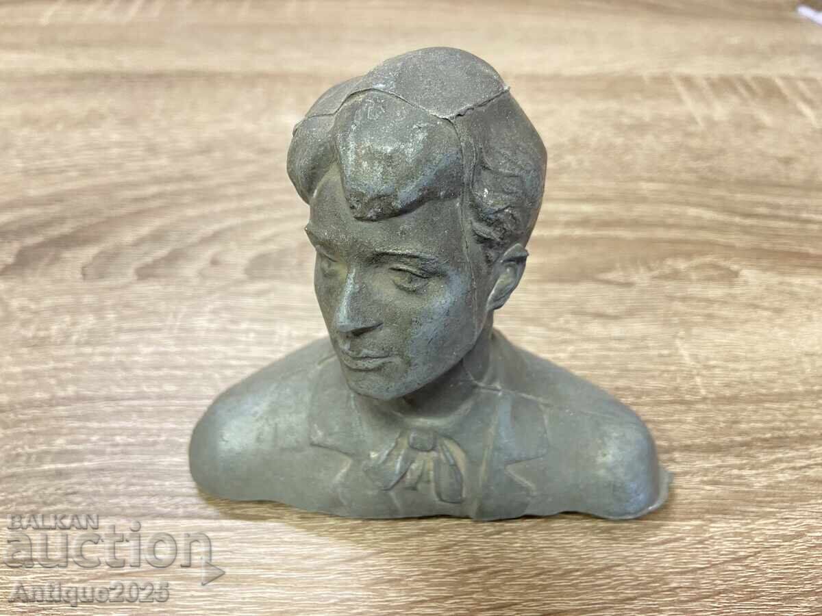Bust de Serghei Esenin, metal - 6 Bust de Serghei Esenin, metal - 6