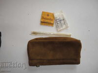 Geantă din piele, husă pentru pipă, accesorii