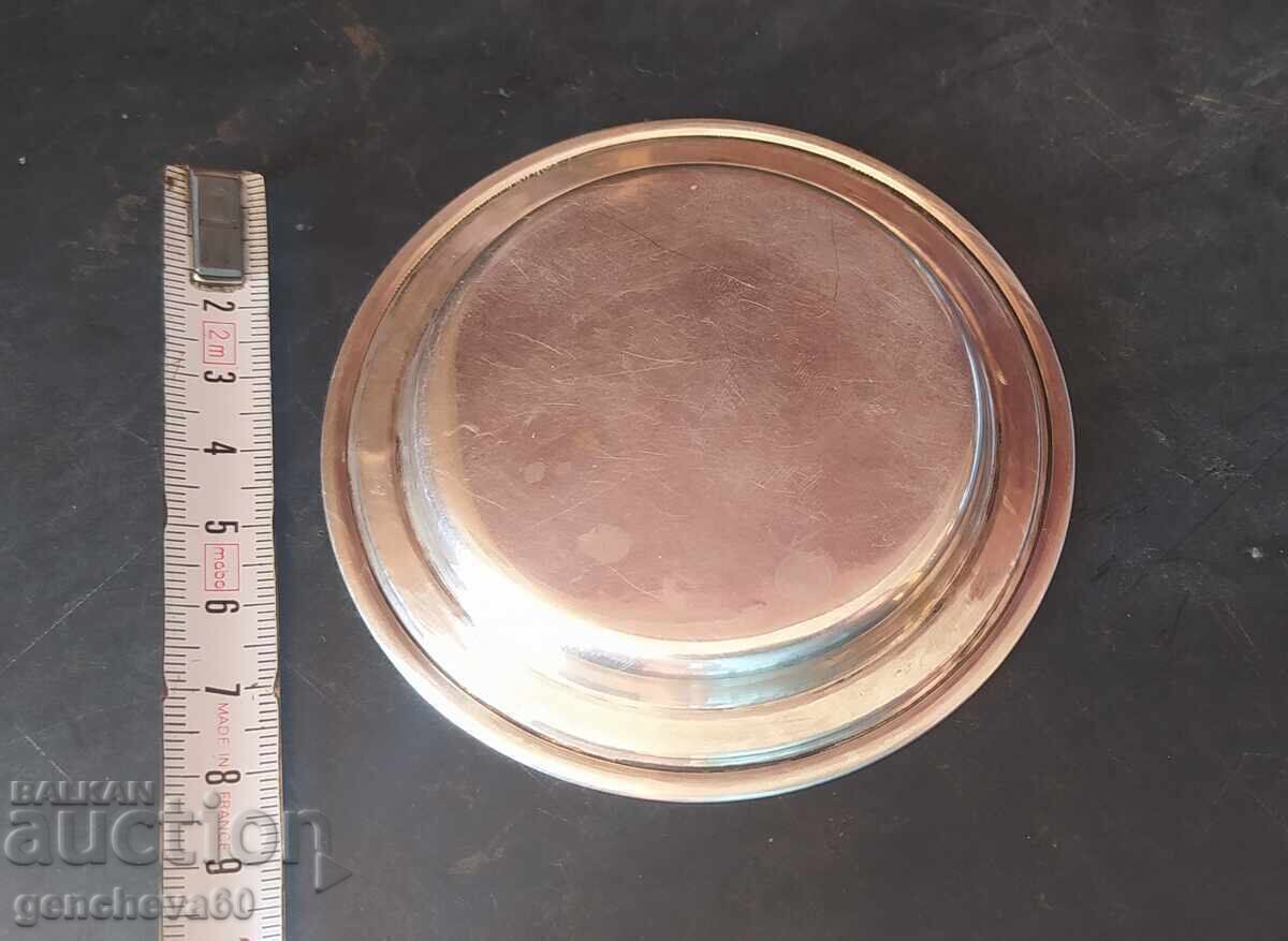 Delivery of Antique silver plate, dish World War II /925