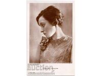 VECHE CĂRȚICĂ FILM ACTRIȚA ELIZABETH BERGNER E361