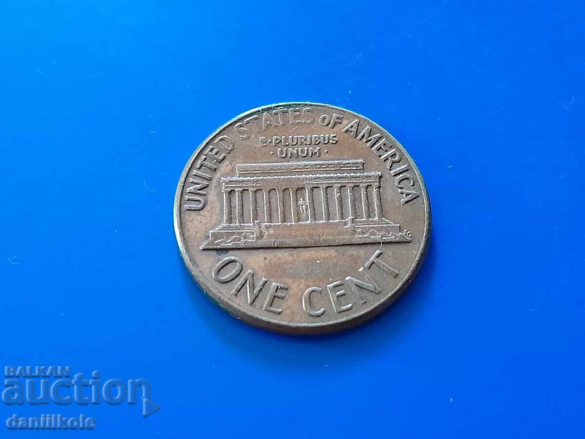 *$*Y*$* ΗΠΑ 1 ΛΕΠΤΟ 1969 Γράμμα D - ΑΡΙΣΤΟ *$*Y*$* - 5