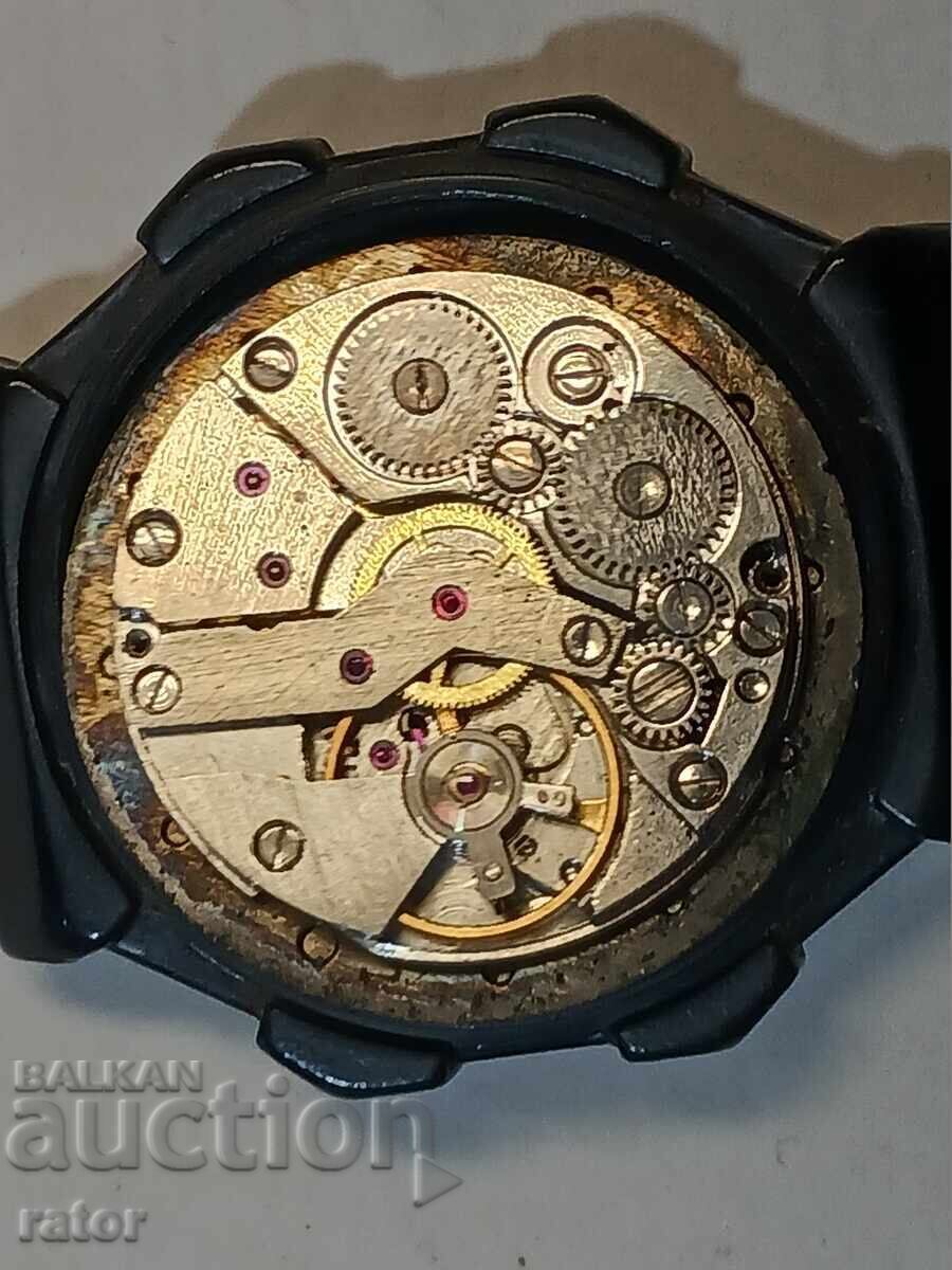 Ceas de mână rar SLAVA - 21 de rubine, plastic - 7