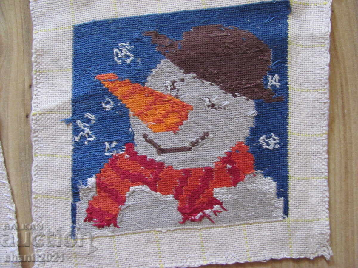 Licitație 2 goblenuri - brodate manual