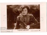 VECHE CĂRȚICĂ FILM ACTRIȚĂ ELIZABETH BERGNER E365