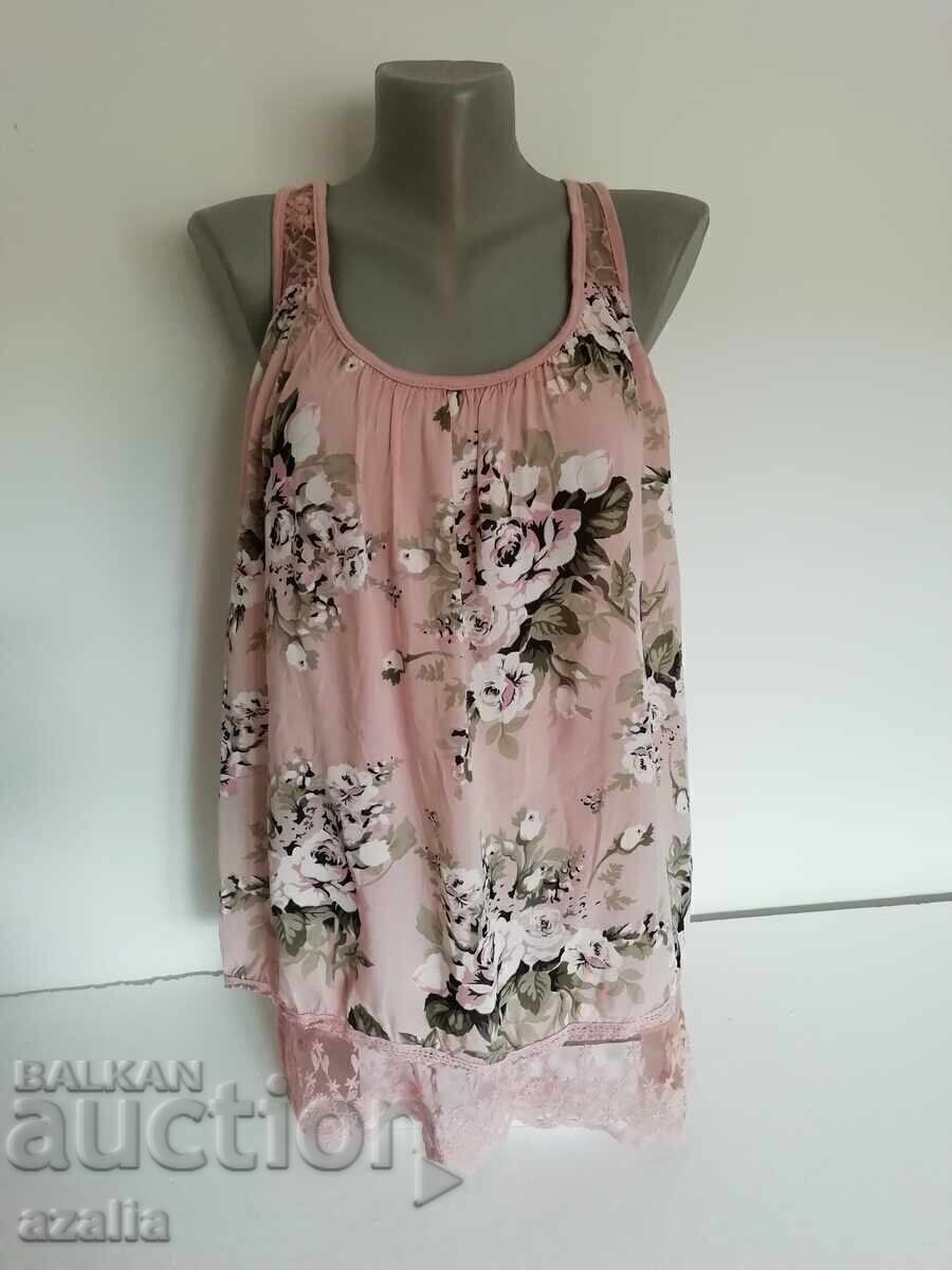 Women's tank top with lace Women's tank top with lace