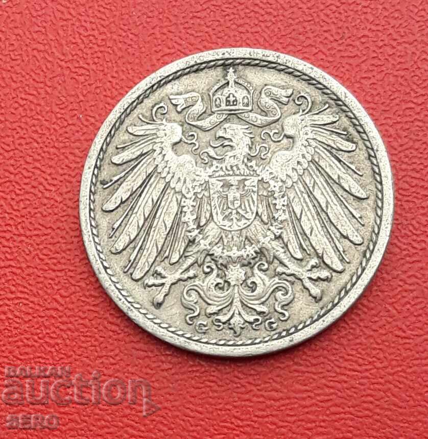 Germany - 10 Pfennig 1909 G - Karlsruhe with price 3.51 BGN | € 1.79 Germany - 10 Pfennig 1909 G - Karlsruhe with price 3.51 BGN | € 1.79