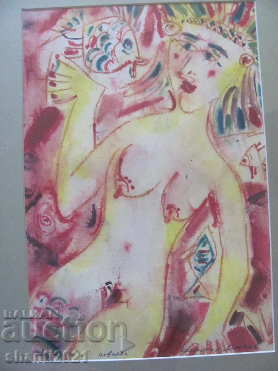 Painting Krasimir Doychev (1961-2020) - Lazaritsa, signed - 7