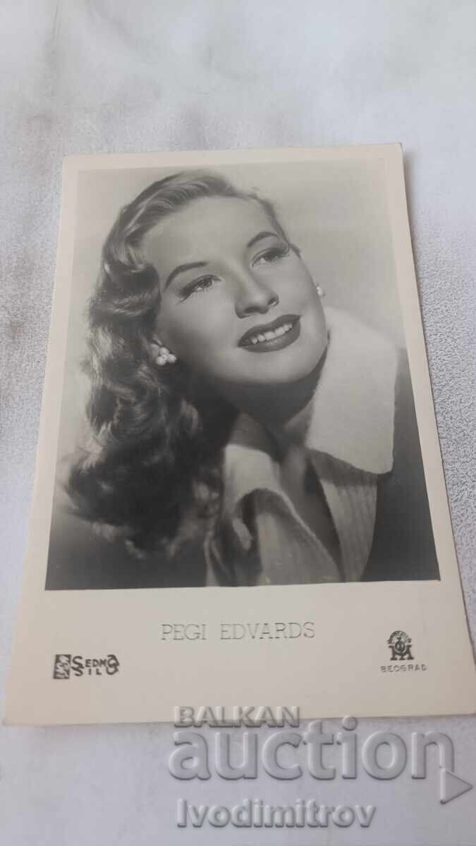 Pegi Edvards postcard Pegi Edvards postcard