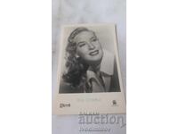 Pegi Edvards postcard