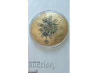 Plachetă aurită Vatican, Dumnezeu Tatăl, Sfântul Duh