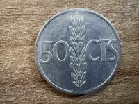 Spain - 50 Centimos (1966)