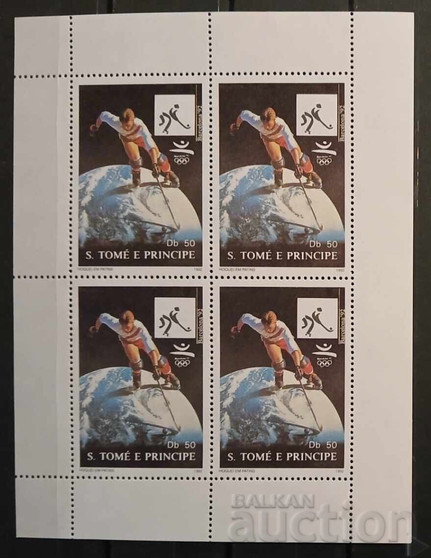 Сао Томе 1992 Спорт/Олимпийски игри MNH