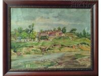 Ζωγραφική, τοπίο, τέχνη. Hr. Σπασόφ