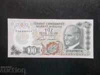 TURKEY, 100 Lira, 1972, UNC