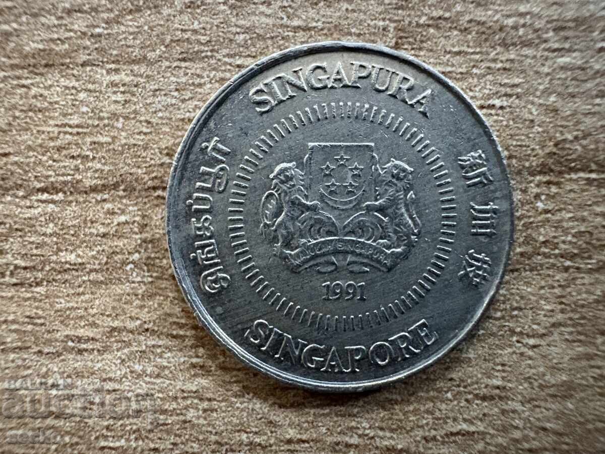 Σιγκαπούρη - 10 σεντ (1991) με τιμή 0.20 BGN | € 0.10 Σιγκαπούρη - 10 σεντ (1991) με τιμή 0.20 BGN | € 0.10