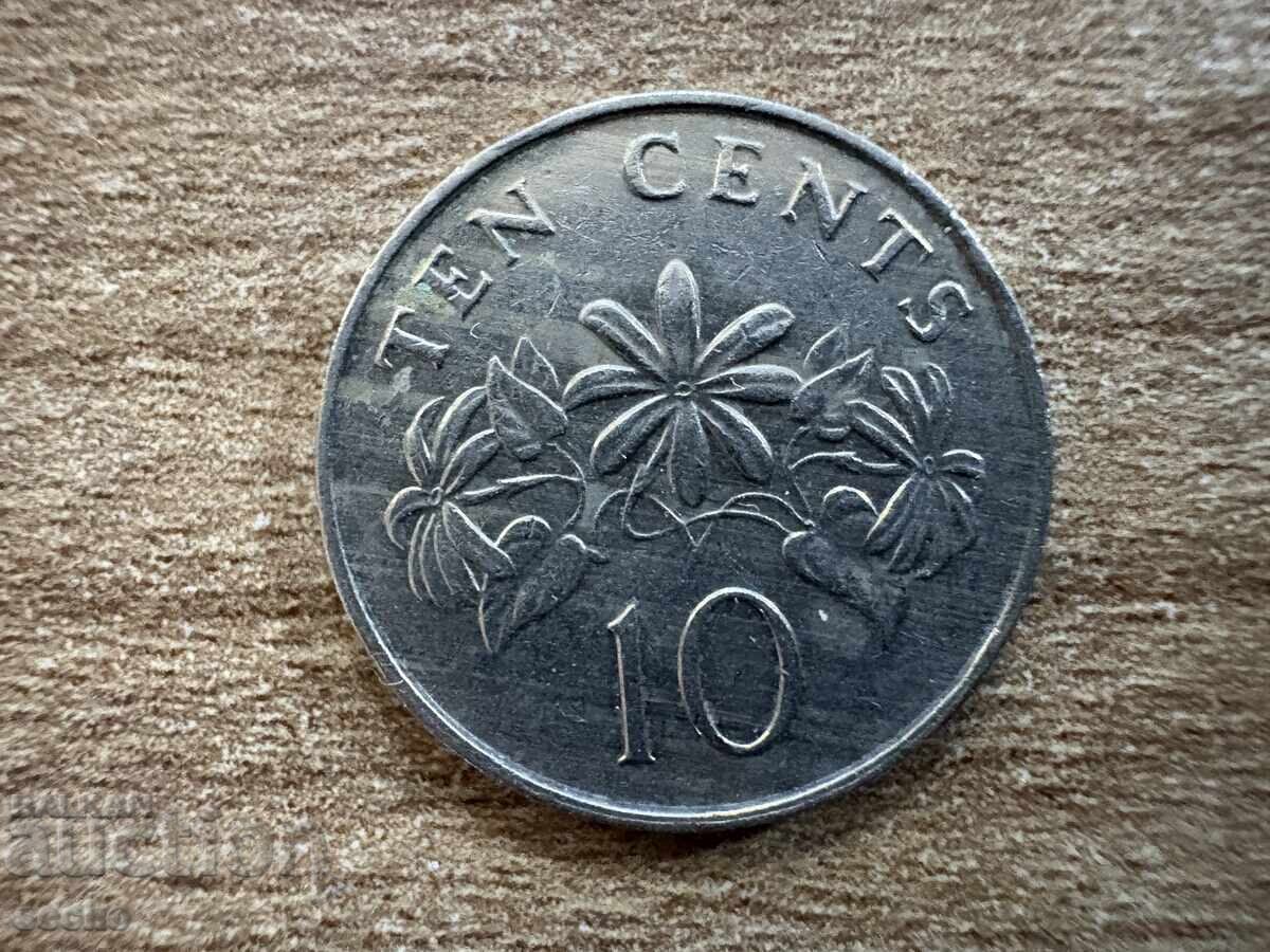 Σιγκαπούρη - 10 σεντ (1991) Σιγκαπούρη - 10 σεντ (1991)