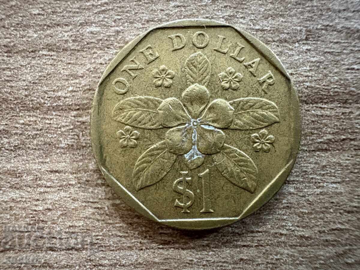 Сингапур - 1 долар (1995) Сингапур - 1 долар (1995)