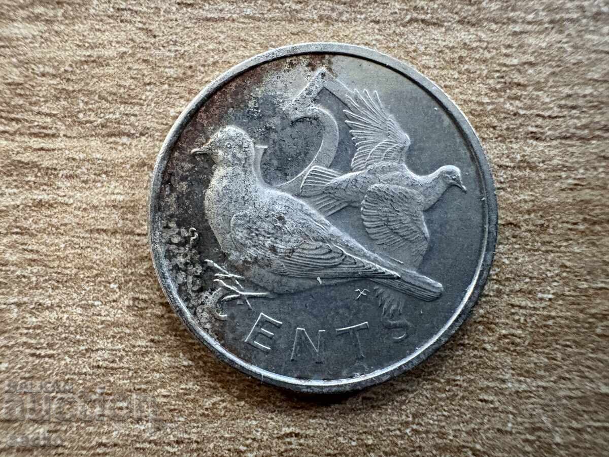 Βρετανικές Παρθένοι Νήσοι - 5 σεντς (1973) Βρετανικές Παρθένοι Νήσοι - 5 σεντς (1973)